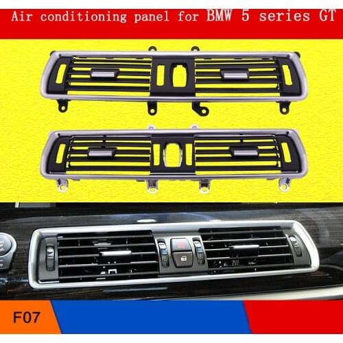For BMW 5 series GT Car Styling Air Conditioning Vent frame cover Stickers trim Air outlet Center console Air conditioning panel