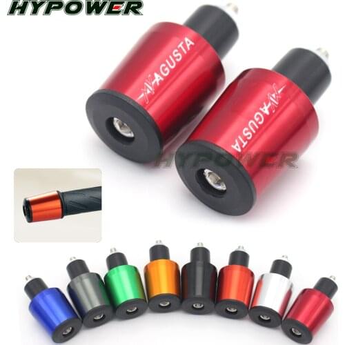 For MV AGUSTA F4 RR/F4 RC F4 1000 F3 675/800/AGO/AMG Motorcycle Accessories 7/8'' 22MM Handlebar Grips Handle Bar Cap End Plugs