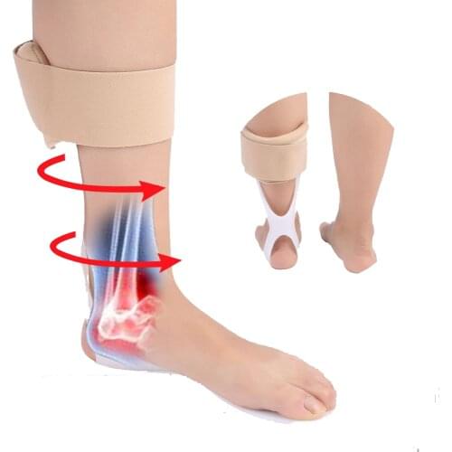 Ankle Splint Brace Adjustable Foot Drop Orthosis Ankle Corrector Protection Stroke Hemiplegia Rehabilitation Foot Splint Support