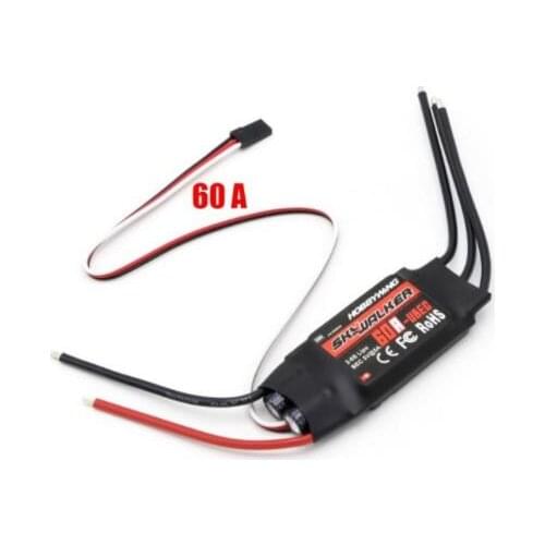 Hobby wing Skywalker 50A 60A 80A ESC Speed Controller With UBEC For RC Airplanes Helicopter