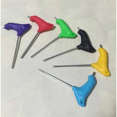 Professional Adult Inline Skates Fix Handle Tool 6-angles Skating Wheel Bolt Axle 4mm inner Diamter Screw Nail