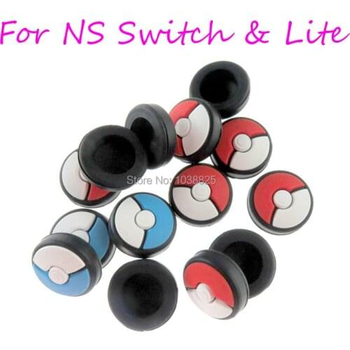 50pcs Thumb Grips Caps For NS Nintend Switch Soft Silicone Button Joy-Con Controller joystick caps Games Accessories