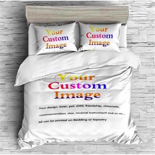 3D Print Custom Bedding Set Differnt Home Textiles Drop Ship Art Design Photo Picture According Your Demand Colorful Duvet Cover