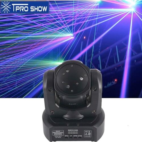 Laser Projector Moving Head RGB Beam Lighting Lazer Mini Stage Lighting Equipment Dmx Sound Auto Control For DJ Disco Club Bar