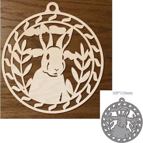Metal cutting dies cut die mold Easter bunny decoration Scrapbook paper craft knife mould blade punch stencils dies