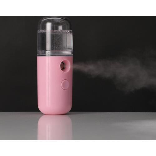 Mini Nano Facial Sprayer Mist Hydrating Face Steamer USB Nebulizer Humidifier Skin Care Tools Moisturizing Tightening Machine