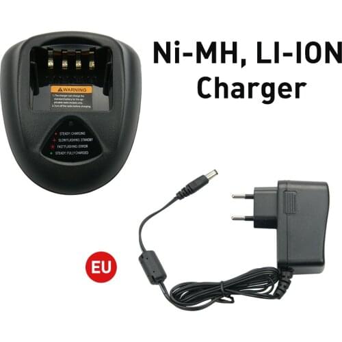 Desktop Charger Base for Hytera HYT TC-700 TC-780 T BL1703 BL-2102 Two Way Radio +DC Adapter