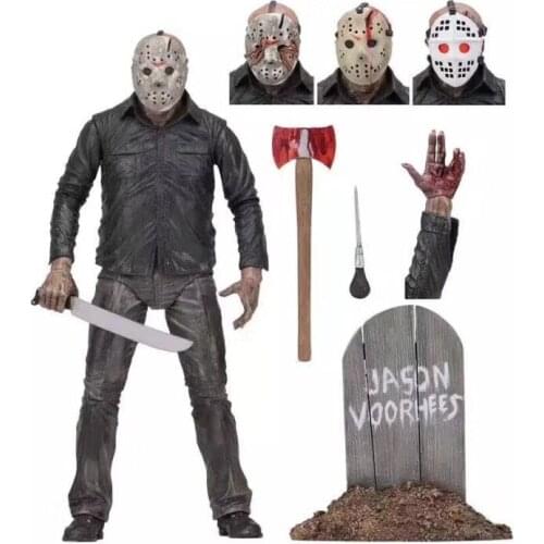 NECA Original Friday The 13TH Part 5 A New Beginning Jason PVC Action Figure Model Doll 18cm