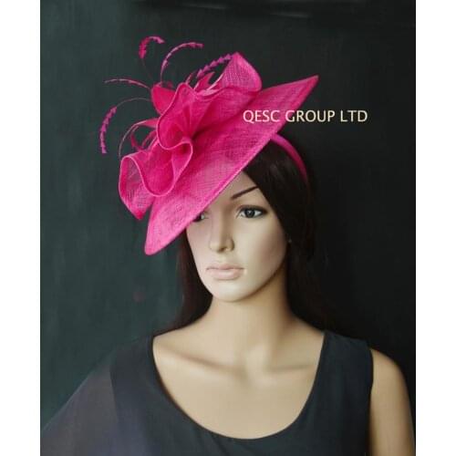 NEW Wholesale Big Sinamay fascinator hats for kentucky derby,melbourne cup,ascot races,wedding Womens hat .FREE SHIPPING