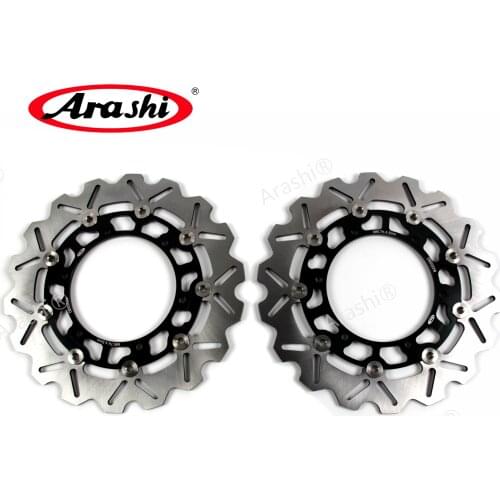 ARASHI CNC Front Brake Discs For YAMAHA TDM 900 2002-2014 TDM900 2002 2003 2004 2005 2006 2007 2008 2009 Brake Rotors Disks