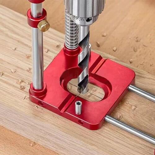 Drill Bits For Metal Locator Hole Drilling Jig And Screwdriver Convenient Labor Saving Alloy Steel Woodworking Guide Tool Home