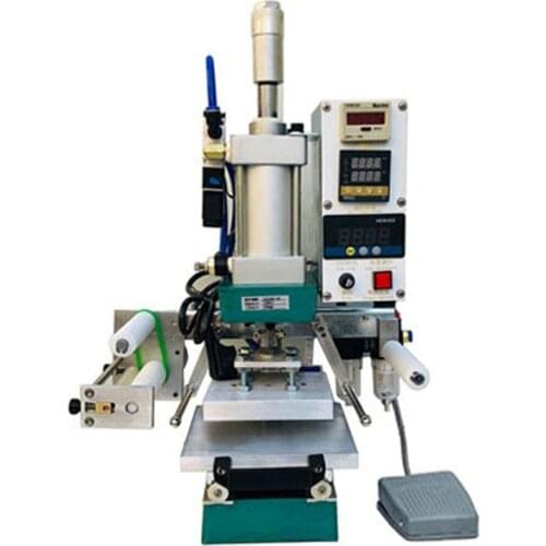 WH-T03 Pneumatic Hot Stamping Machine Leather Wood LOGO Brand Machine Hot Stamping Tools