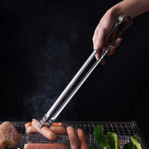 Stainless Steel Barbecue Clip Bbq Accessories Food Tongs Kitchen Gadgets And Accessories Household Barbecue Tools