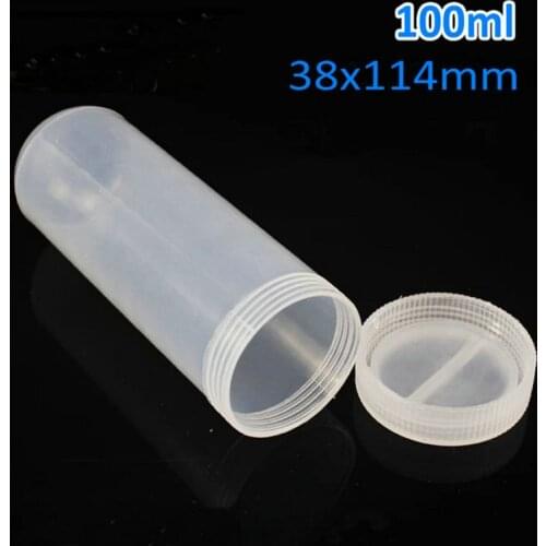 10pcs/pack 100ml plastic empty centrifuge tubes with screw cap