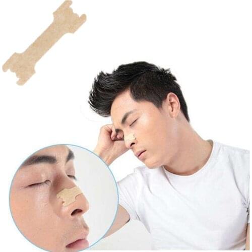 100pcs/lot(55x16mm) Hot Products Sleep Aid Snore Stopper Non-woven Better Breath Nasal Strips