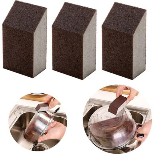 3pcs Melamine Sponge Kitchen Emery Sponge Cleaner Rub Pot Except Rust Cleaning Sponge For Home Kitchen Bathroom Cleaning Tools