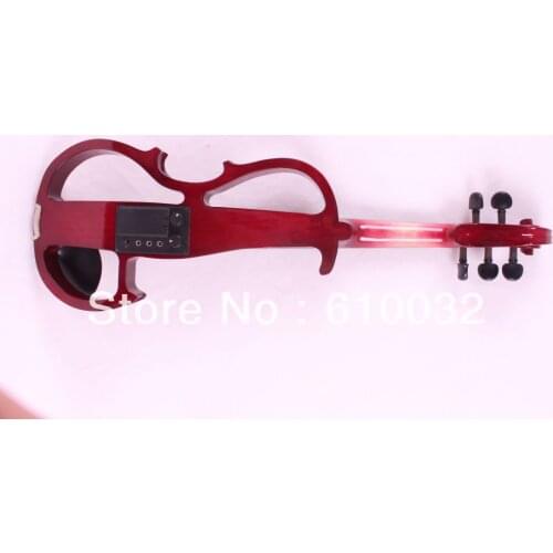 5 strings 4/4 Electric Violin Silent Pickup Fine tone parts include New Golden Color #8-11red color