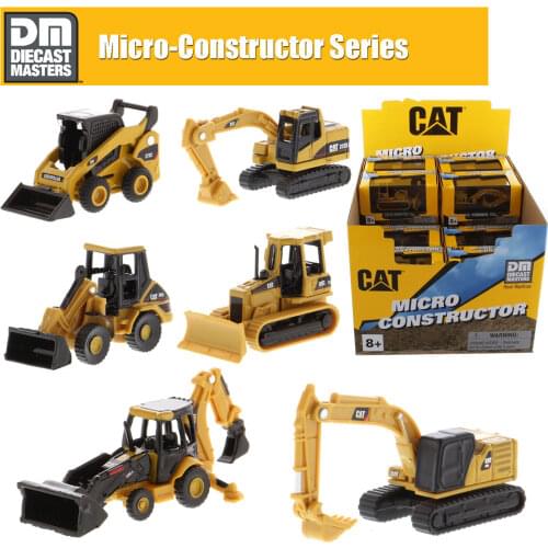 CAT 1/160 Scale Diecast MINI Vehicles Micro Constructor Model Excavator Loader Tractor For collection gift
