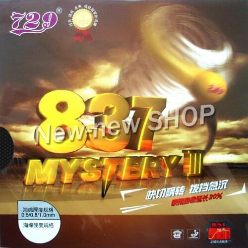 729 837 MYSTERY III Long Pips-Out Table Tennis PingPong Rubber with Sponge