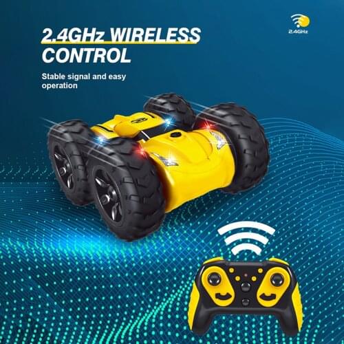 RC Car Remote Control Car 3.7V High Speed Drift Four-Wheel Drive Sidetrack Stunt 2 in1 Desert Wheel Vehicle Toys for Children