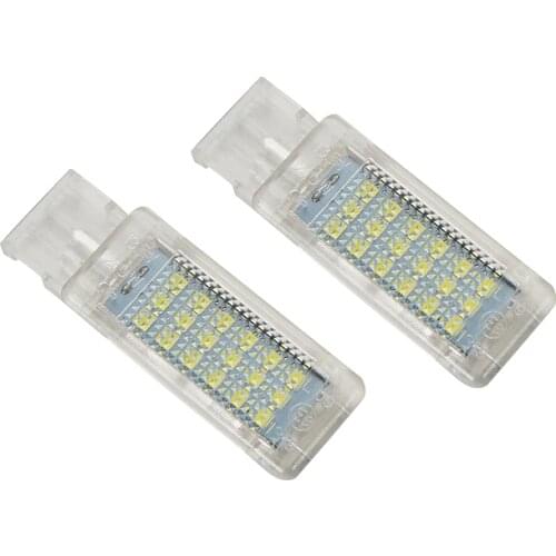 2 Pcs Car LED Footwell Light No Error Code Luggage Trunk Light for Golf 5 MK5 6 MK6 Jetta Passat B6 B7 B8 CC EOS Tiguan