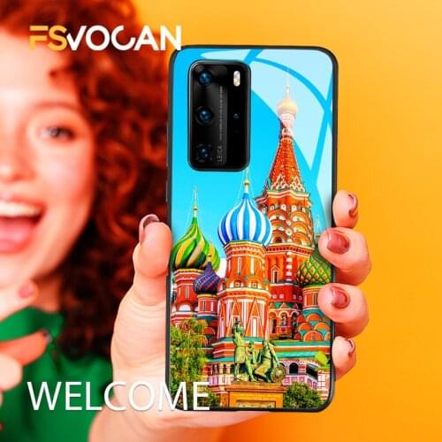 Russian Matryoshka Dolls Phone Cover For Huawei P30 P40 Lite E Pro Traditional Culture Case Petersburg Silicone Cover Fundas