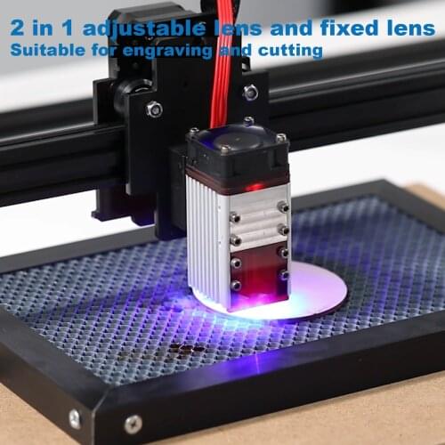 NEJE 30W/40W/80W Laser Module Laser Head 450nm Blue Laser TTL Module Set for Laser Engraving Machine Wood Cutter