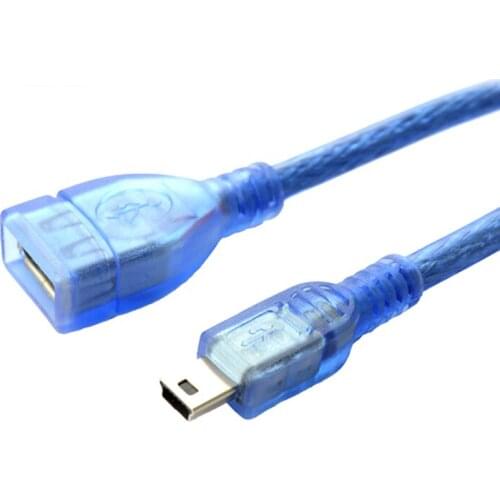 Mini USB to usb 2.0 Female OTG Cable For Car Stereo Mini USB 5pin Cable For MP 3 4 5 Mobile Phone Tablet U Disk Mouse Keyboard