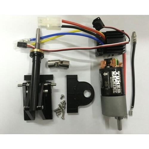 Remote control dumper truck lead screw clutch lift set w/ moter and ESC for tamiya 1:14 scale tractor trailer scania beenz MAN