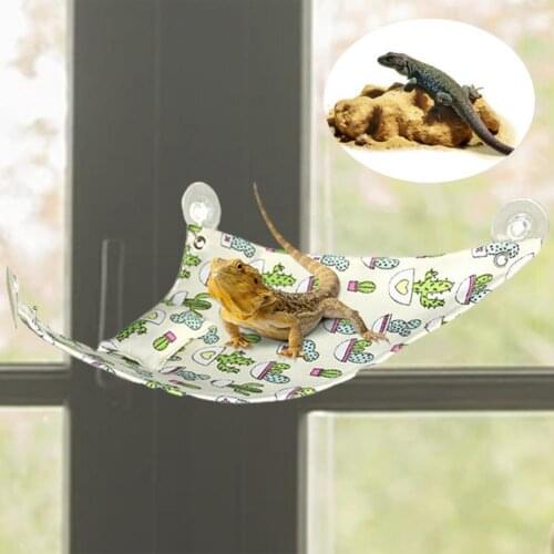 Easy to Clean Reptile Supplies Bearded Dragon Swing Hanging Bed for Chameleon