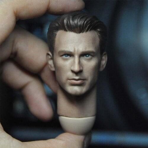 1/6 Scale Captain 7.0 Head Models Sculpt for 12''Figure Body DIY Accessories