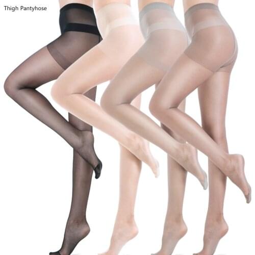 Summer New Style Silk Stockings Sexy Women Ultra Thin Transparent Pantyhose Drop Shipping Female Soft Slim Thigh Tights