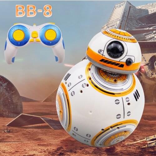 Upgrade Intelligent RC BB8 Robot With Music Sound Action Figure RC Car Droid Ball BB-8 2.4G Remote Control BB 8 Robot Kids Toys