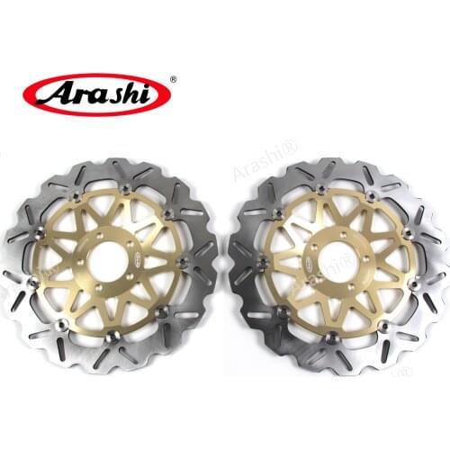 ARASHI Front Brake Disc For KAWASAKI ZX12R NINJA 2000-2003 CNC Floating Brake Disks Rotors ZX-12R ZX 12R 2000 2001 2002 2003