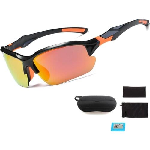 Professional Polarized Cycling Glasses Bike Sunglasses Bicycle Goggles Outdoor Sports Eyewear Sunglasses UV 400 6 Color