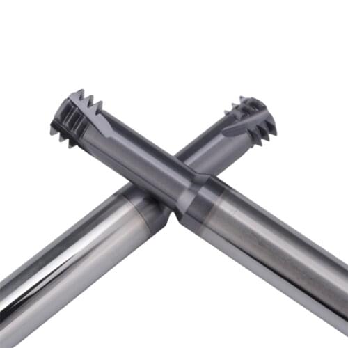 BSE Three-Tooth Small Diameter Thread Mill Milling Cutter Metric Solid Carbide M1.0 M1.2 M1.4 M1.6 M2.0 M2.5 M3.0