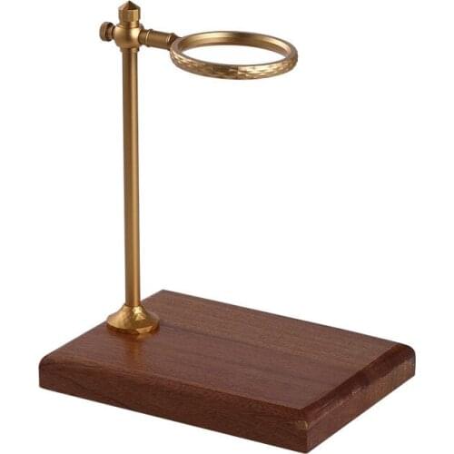 Hand frame retro coffee filter cup of coffee equipment suit adjustable holder solid wood base