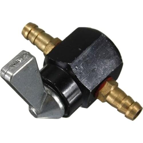 Universal 1/4 inch Motorcycle Bike ATV Shut Off in-Line Valve Petrol On-Off Fuel Tap