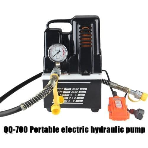 220V 600W High-voltage electric pump manual/foot switch electric hydraulic pump Hydraulic Station QQ-700