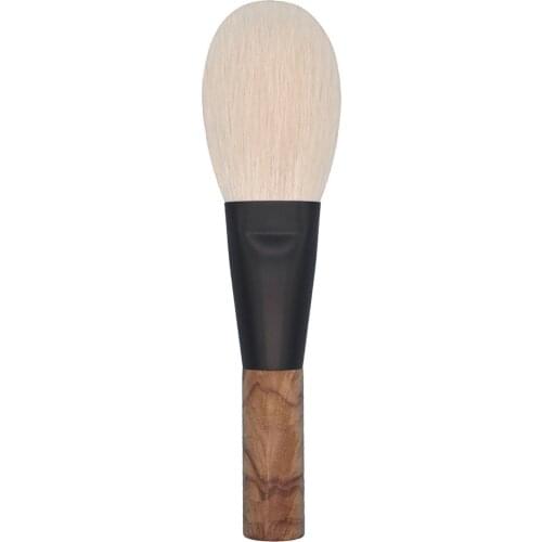 X901 Professional Handmade Makeup Brush Soft Saibiikoho Goat Hair Large Face Powder Brush ChineseAsh Wood Handle Make Up Brushes