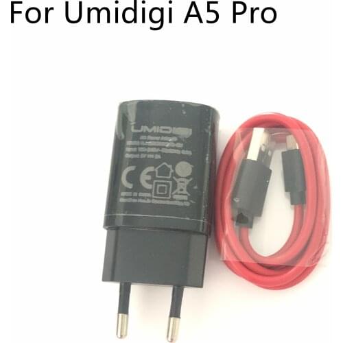 UMIDIGI A5 PRO New Travel Charger + USB Cable USB Line For UMIDIGI A5 PRO MTK Helio P23 6.3" 2280*1080 Free Shipping