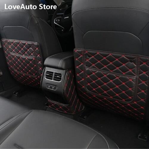 Car Rear Seat Anti-Kick Pad Rear Backrest Seats Cover Anti-Dirty Protective Mat for Haval Jolion 2021 2022 Accessories