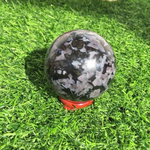 1pcs about 50mm beautiful natural serpentine Crystal gemstone ball meditation reiki healing crystal sphere wholesale Madagascar
