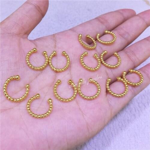 10pairs/lot Gold Color C Open Ear Cuff Women Jewelry