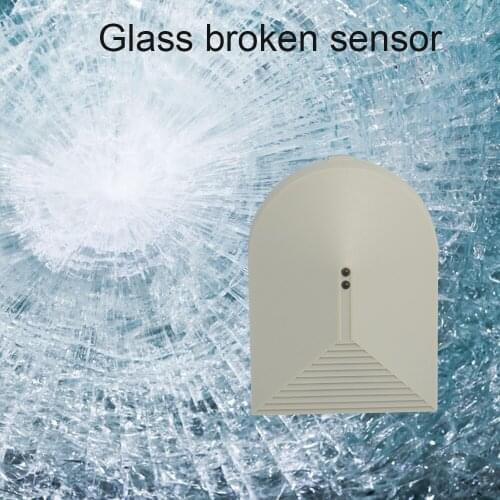 10 PCS Wired Type Glass break Sensor use to alarm system NC relay signal output PA 456 Home window Safe detector