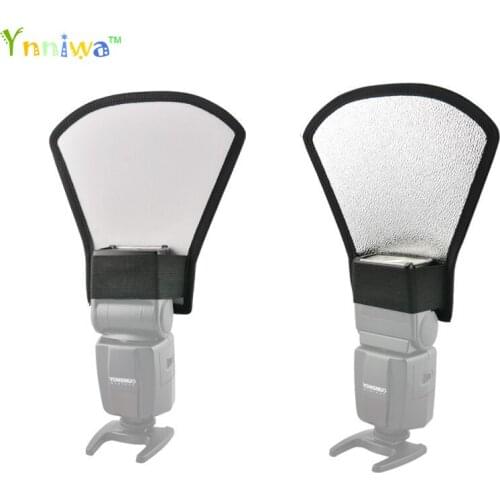 10piece Universal Camera Flash Diffuser Softbox Silver and White Reflector For all camera