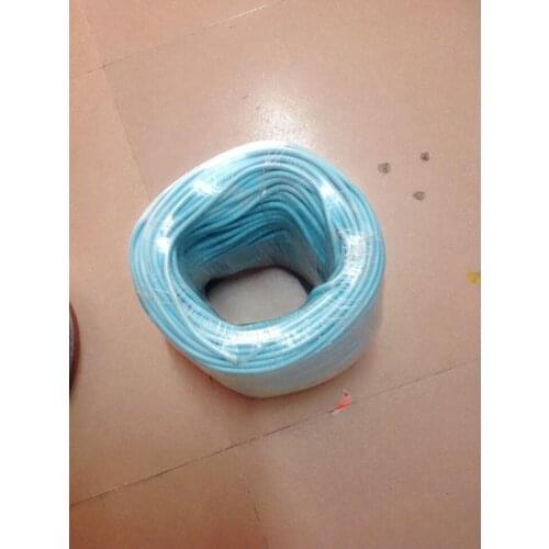 100meter/roll light blue beautiful color fabric wire colorful textile cable for pendant lamp