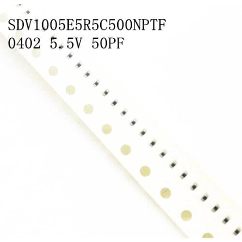 100pcs SDV1005E5R5C500NPTF 0402 5.5V 50PF SMD ESD SMT CHIP Varistor