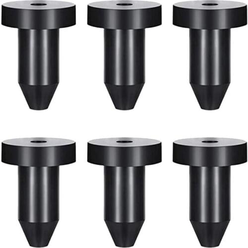 6Pcs Drain Plug Push-In Rubber Water Retaining Drain Holes Stopper Bung For Fishing Boats Kayak Water Sport Accessories
