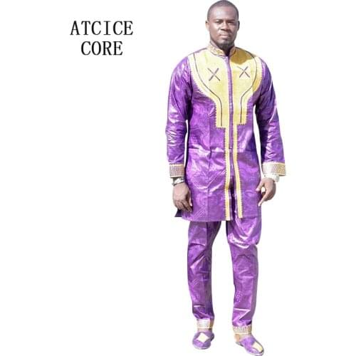 African fashion dress 100% cotton african bazin riche embroidery design clothing